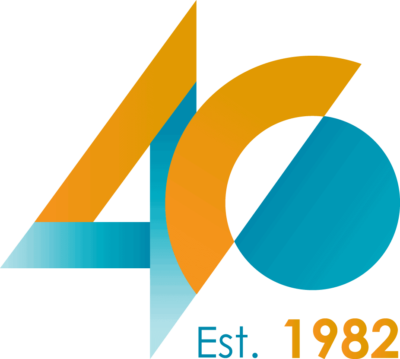 40 Years of Passion & Inspiration 40年徽标