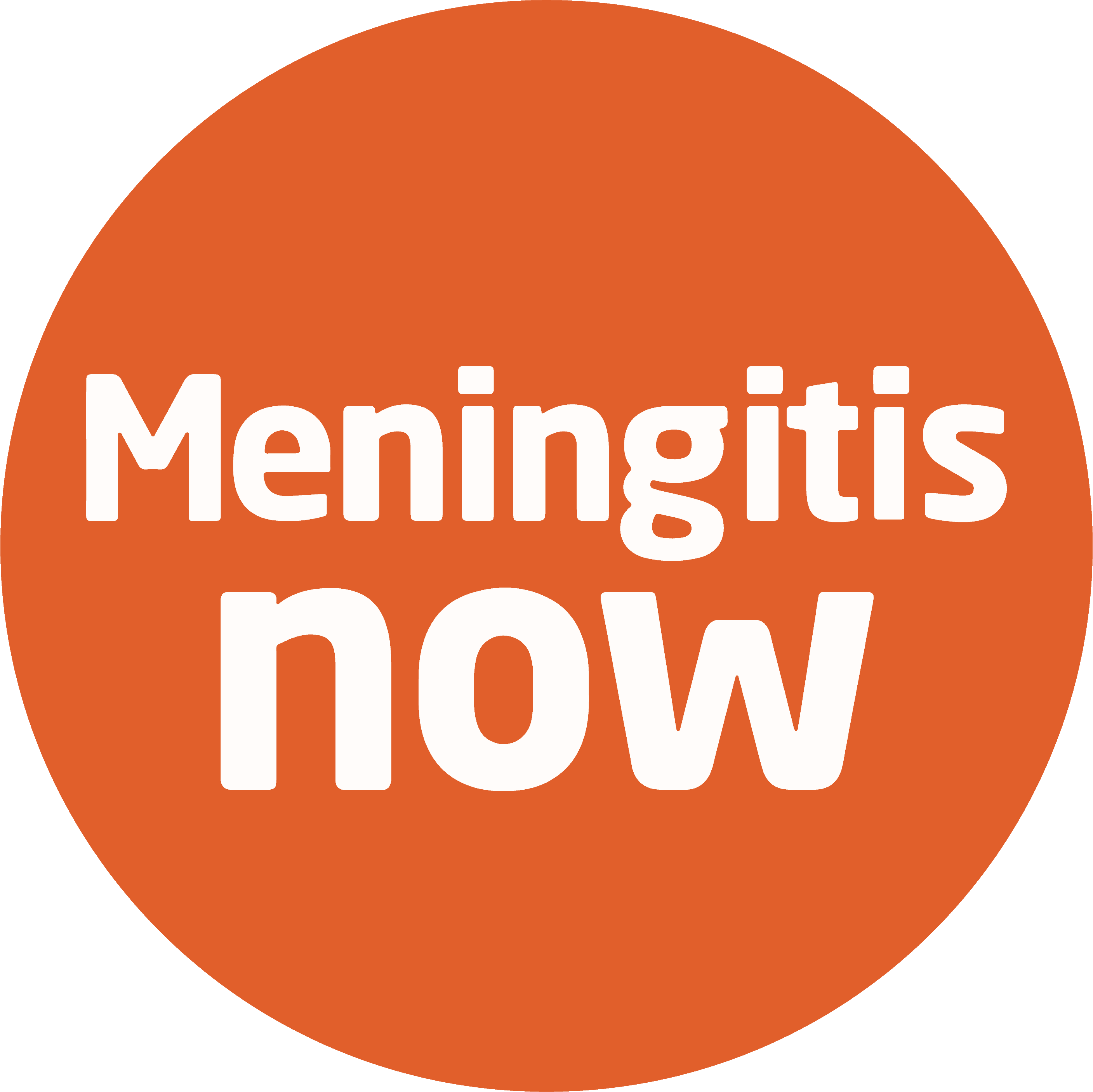 Meningitis now Logo 鸟类徽标