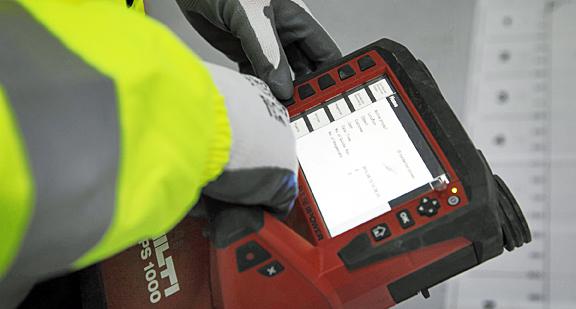 concrete scanning used for a project in London