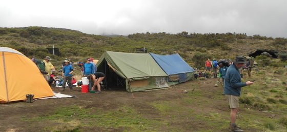 为慈善事业攀登乞力马扎罗山