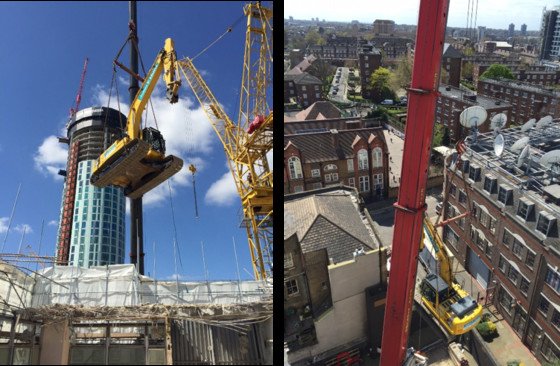 该开动挖掘机了