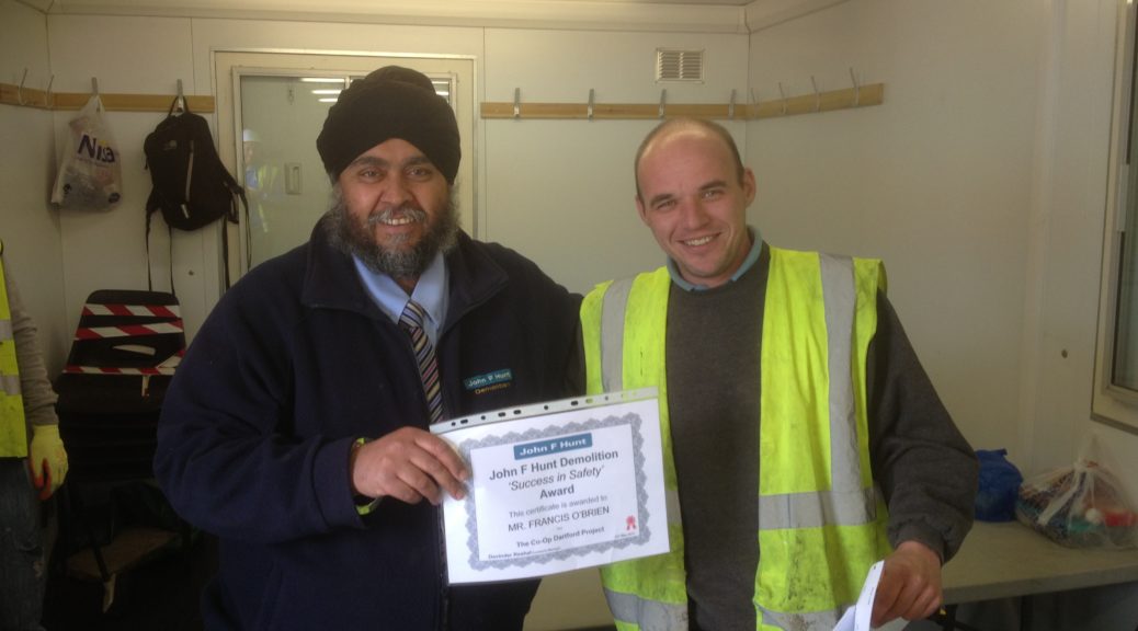 工地安全拆卸奖